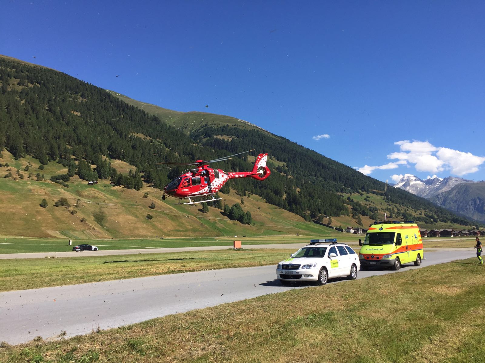 Eventambulanz Foto Alpenbrevet 2016 Heli