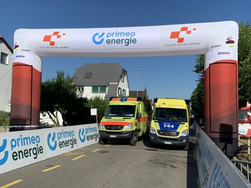 Event Ambulanz Tour de Suisse